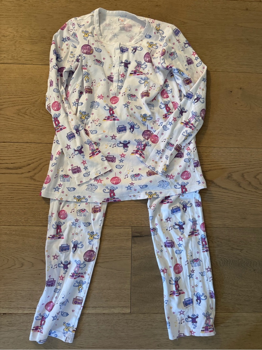 Roller Rabbit size XXS BOOGIE pajamas in VGUC